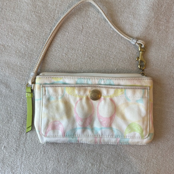 Colorful Coach Pochette , missing hangtag. - Picture 1 of 12